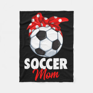 Soccer Mom Women  Fleece Blanket