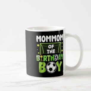 Soccer Mommom Birthday Boy Party Soccer Family Mat Coffee Mug