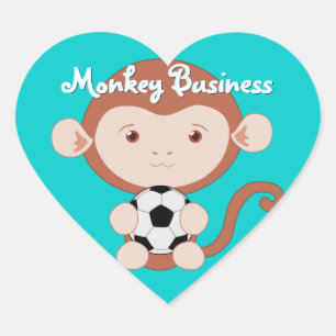 Soccer Monkey Stickers