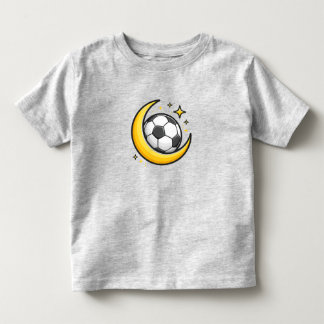Soccer Moon Toddler – Cute Night Football  T-Shirt