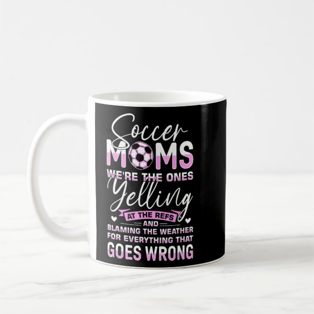 Soccer Mother Gameday Soccer Mum 3  Coffee Mug (Left)