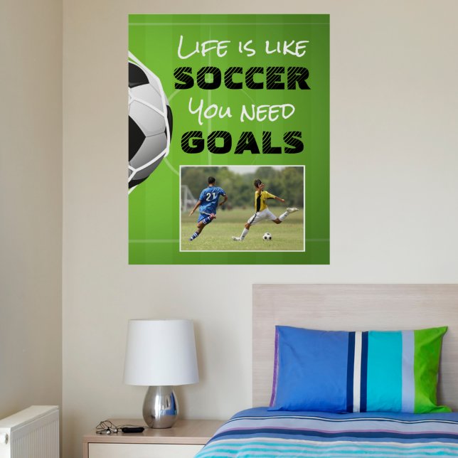Soccer Motivational Quote Photo Poster (Creator Uploaded)