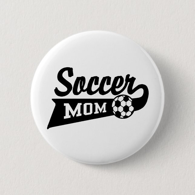 Soccer Mum 6 Cm Round Badge (Front)