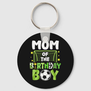 Soccer Mum Birthday Boy Party Soccer Family Matchi Key Ring