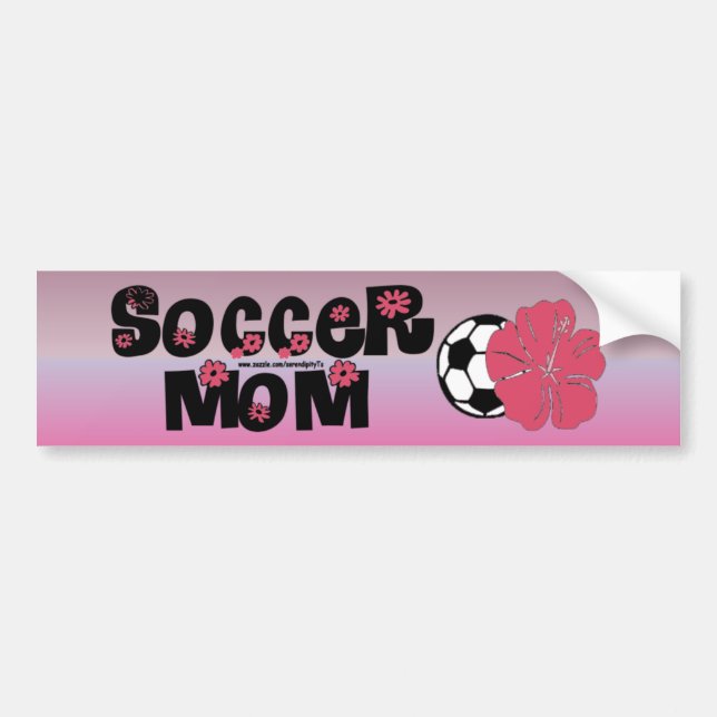Soccer Mum Bumper Sticker (Front)