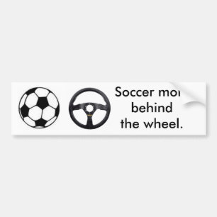 Soccer mum bumper sticker