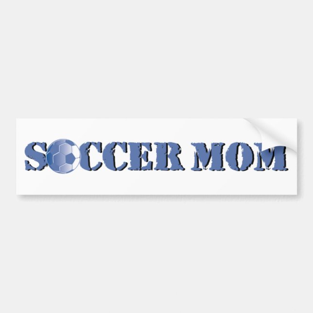 Soccer Mum Bumper Sticker (Front)