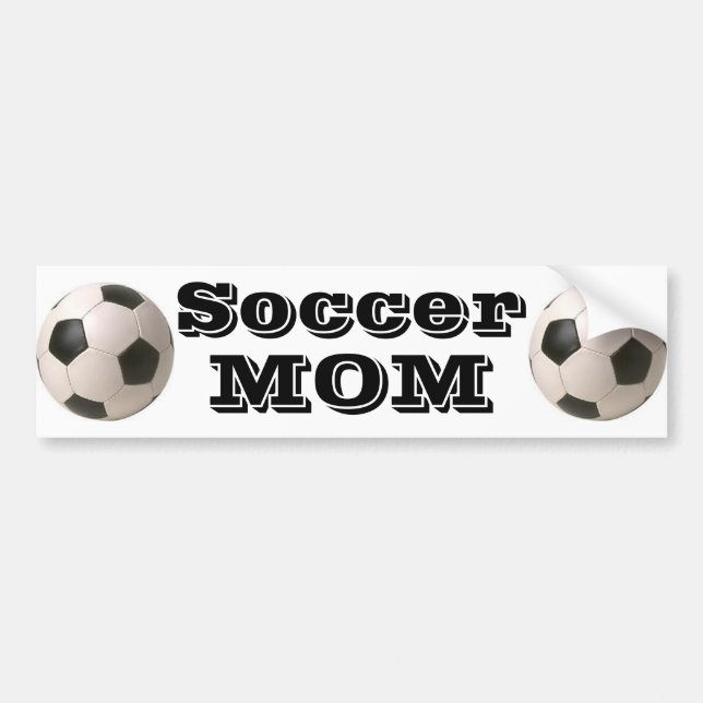 Soccer Mum - Bumper Sticker (Front)