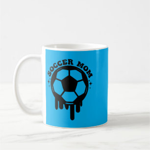 Soccer Mum Cheer Gift Funny Sports Gr Kicking Coffee Mug