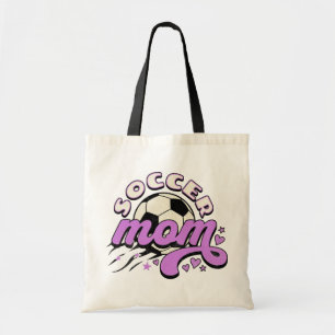 Soccer Mum Cute Retro Sports Tote Bag