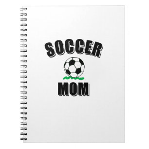 Soccer Mum Drawing And Text Notebook