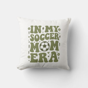 Soccer Mum Era Vintage Sports Mum Shirt Design_1 Cushion