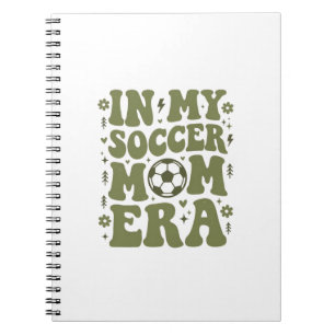 Soccer Mum Era Vintage Sports Mum Shirt Design_1 Notebook
