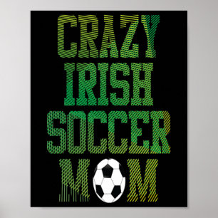 Soccer Mum Funny T Shirt Womens Novelty Shirt Tee Poster