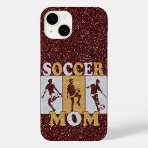 Soccer Mum Glitter Effect Case-Mate iPhone 14 Case