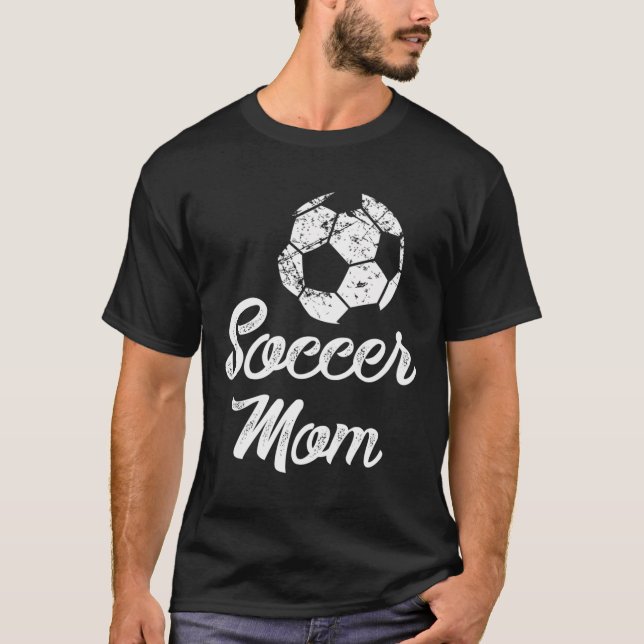 Soccer Mum Hoodie Cute Funny Player Fan Gift T-Shirt (Front)
