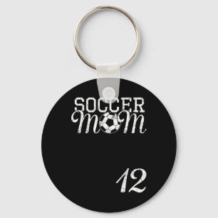 Soccer Mum Jersey Number 12 Favourite Player #12 T Key Ring