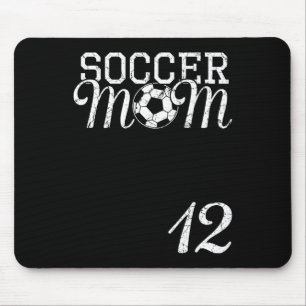 Soccer Mum Jersey Number 12 Favourite Player #12 T Mouse Pad