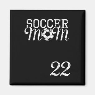 Soccer Mum Jersey Number 22 Favourite Player #22 T Magnet