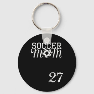 Soccer Mum Jersey Number 27 Favourite Player #27 T Key Ring