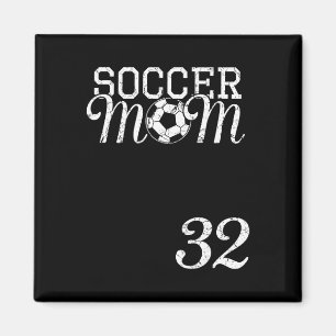 Soccer Mum Jersey Number 32 Favourite Player #32 T Magnet