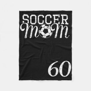 Soccer Mum Jersey Number 60 Favourite Player #60 T Fleece Blanket