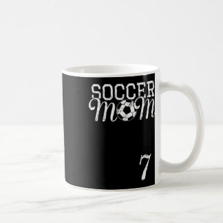 Soccer Mum Jersey Number 7 Favourite Player #7 Tea Coffee Mug