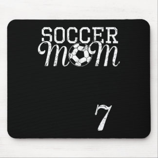 Soccer Mum Jersey Number 7 Favourite Player #7 Tea Mouse Pad
