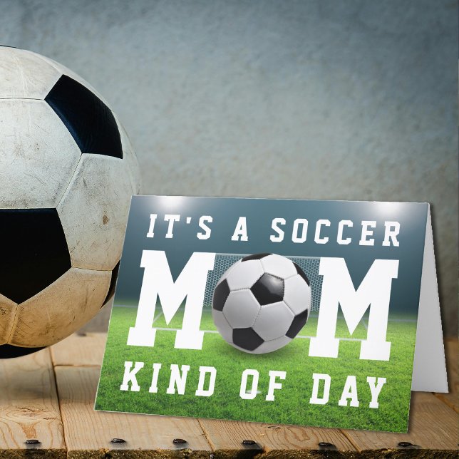 Soccer Mum Kind of Day Happy Mother's Day Thank You Card (Soccer Mom Kind of Day Happy Mother's Day Thank You Card
)
