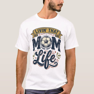 Soccer Mum Life Vintage Engraving Shirt Design_1