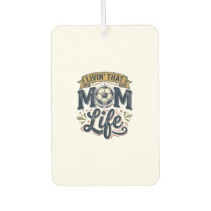 Soccer Mum Life Vintage Engraving Shirt Design_1 Car Air Freshener