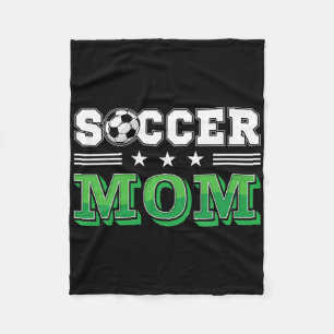Soccer Mum Mother Family Matching Birthday Team Su Fleece Blanket