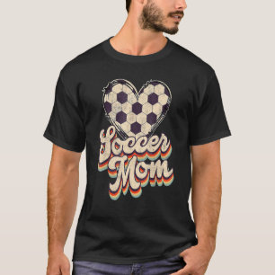 Soccer Mum Mother's Day Leopard Ball Mum Women Men T-Shirt