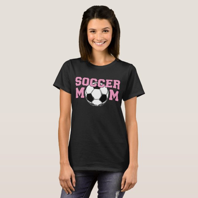 SOCCER Mum - Pink T-Shirt (Front Full)