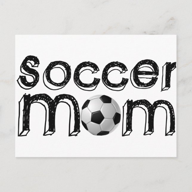 Soccer Mum Postcard (Front)