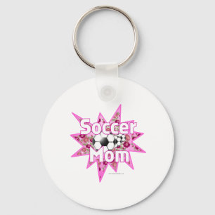 Soccer Mum Roses Key Ring
