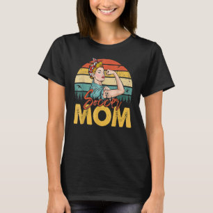 Soccer Mum Soccer Ball Womens Retro Vintage T-Shirt