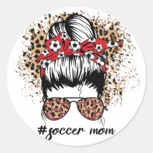 Soccer Mum │Soccer │Sports Classic Round Sticker
