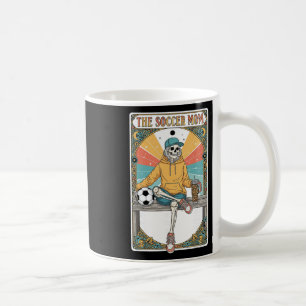 Soccer Mum Tarot Card Skeleton Coffee Ll Sidelines Mug