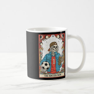 Soccer Mum Tarot Card Skeleton Soccer Mama Mother' Coffee Mug