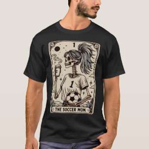 Soccer Mum Tarot Card Vintage Halloween Soccer Mam T-Shirt