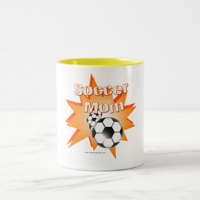 Soccer Mum Two-Tone Coffee Mug (Center)