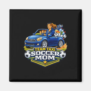 Soccer Mum Weekend Tournament 2 Inch Square Magnet
