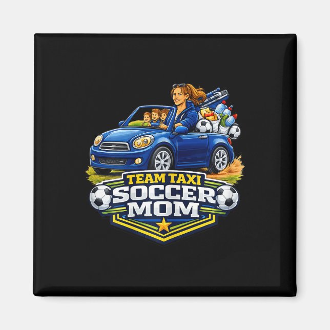 Soccer Mum Weekend Tournament 2 Inch Square Magnet (Front)