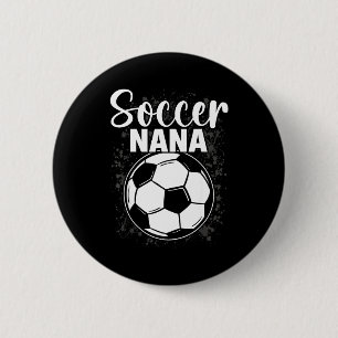 Soccer Nana Funny Ball Cute 6 Cm Round Badge