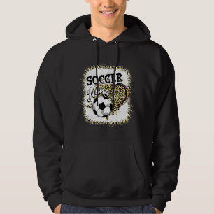 Soccer Nana Grandma Leopard Print Mother's Day Spo Hoodie