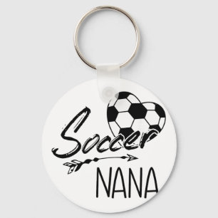 Soccer Nana Womens Grandma Gift  Key Ring