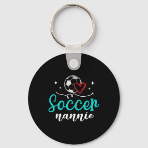 Soccer Nannie Funny Soccer Player Nannie Key Ring