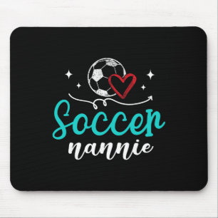 Soccer Nannie Funny Soccer Player Nannie Mouse Pad