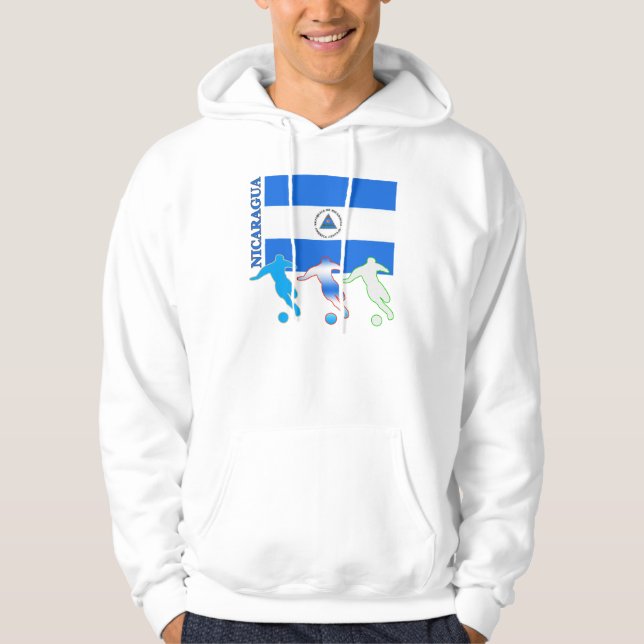 Soccer Nicaragua Hoodie (Front)